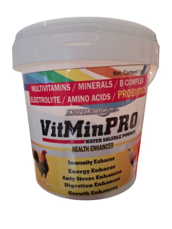 Vitmin pro - La mejor proteina con probioticos para Gallos de pelea