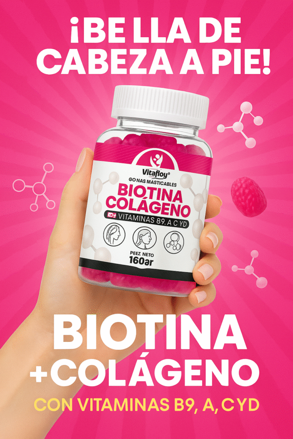 Vitaflow Biotina + Colágeno en gomitas